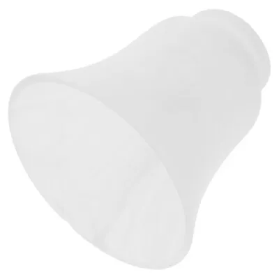 Bell Glass Shade Alabaster Replacement Chandelier Lampshade For Ceiling Fan-QH • £16.55