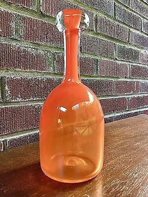 Vintage Chuck Vannatta Mid Century Style Pilchuck Studio Art Glass Vase 1995 • $165