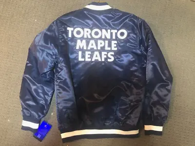 New Toronto Maple Leafs Embroidered Authentic Starter Jacket Size  Medium • $112.50