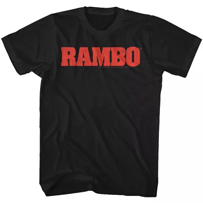  Rambo First Blood T-Shirt MENS Logo Design Stallone Official New Black SM -5XL  • $29.99