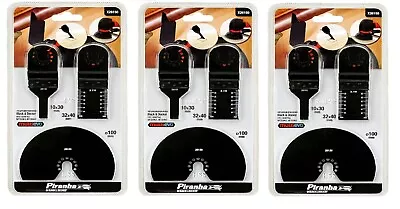£17 • Buy Black & Decker X26150 3 Piece Multi Tool BIM Blades X26110 X26115 X26120