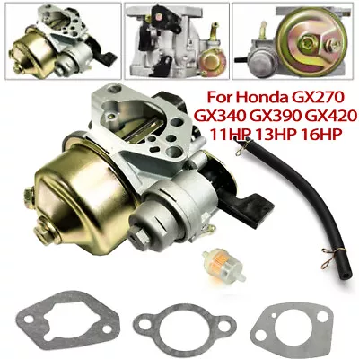 Carburettor Carb For Honda GX270 GX340 GX390 GX420 11HP 13HP 16HP Engine Parts • £10.29