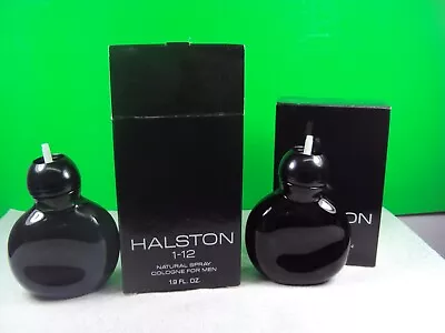 Lot Of 2 Vintage Halston 1-12 Cologne 1.9 Oz  For Men - New In Box See Details • $9.99