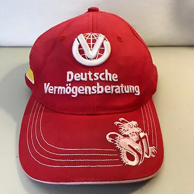 Michael Schumacher Hat Official Ferrari F1 Racing Deutsche Vermogensberatung Cap • $40
