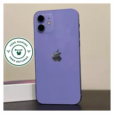 Apple IPhone 12 Purple 64GB Tmobile Unlocked Verizon Straight Talk 5G LTE • $315