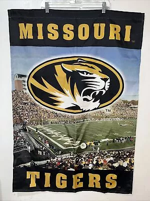 Mizzou Missouri Tigers Football Flag Banner One Sided 40 X 27 3/4 Inches • $19.99