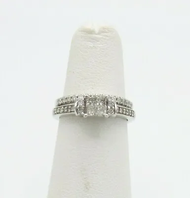 $329.99 • Buy  Zales .50CT Diamond Engagement Bridal Wedding 14KT White Gold Anniversary Set