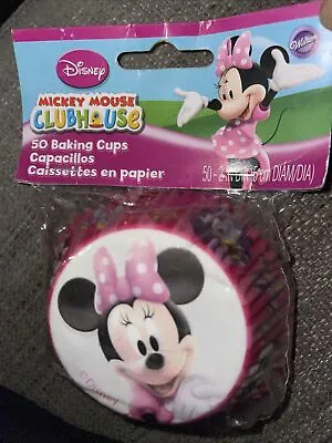 Disney Mickey Mouse Clubhouse 50 Baking Cups - “minnie Mouse” For Baking • $7.25