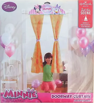 Party Doorway Curtain DISNEY MINNIE MOUSE Birthday Room Poster Supplies Hallmark • $6.95