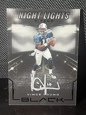 2023 Panini Black NFL Night Lights Vince Young #NLS-VY 84/99 Free Shipping • $34.99