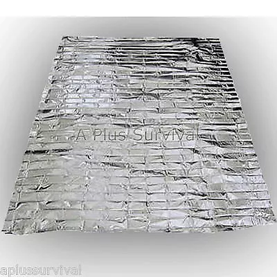 10 Pack Emergency Survival Safety Mylar Solar Blanket Wrap Thermal Escape Tarp • $21.99