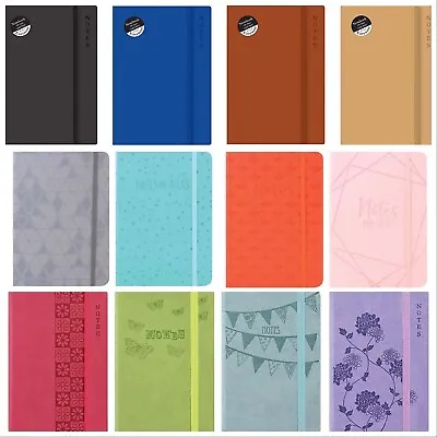 £2.99 • Buy A5/A6  New Soft Touch Lined Notepad Notebook  Notes  200 Page Journal Diary