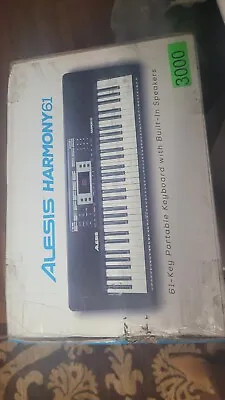 Alesis Harmony 61 MKII Keyboard Kit With Throne Headphones Stand And Microphone • $50