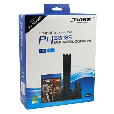 $33.50 • Buy Dobe Vertical Cooling Stand Dual USB Charger Dock For PS4 / PS4 Slim / PS4 Pro
