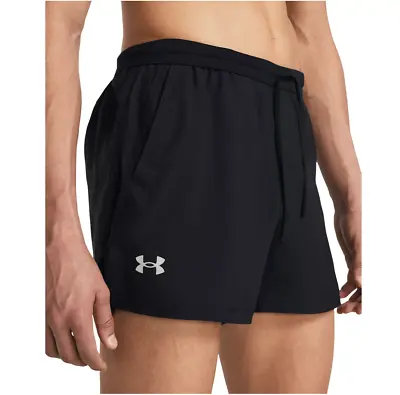 Men's Under Armour Launch 5'' Shorts Size Medium Black NEW • $18