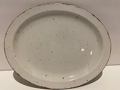 Midwinter Stonehenge  Creation  Oval Serving Platter Rustic Design 12  • $45