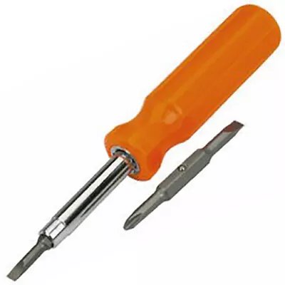 6-in-1 Screwdriver Flat: 3/16  1/4  Phillips: #1 #2 Nut Drivers 1/4  5/16  • $7.99