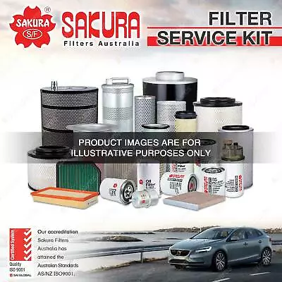 Sakura Oil Air Fuel Filter Service Kit For Ford Falcon Outback XG Ute Van 4.0L • $50.55