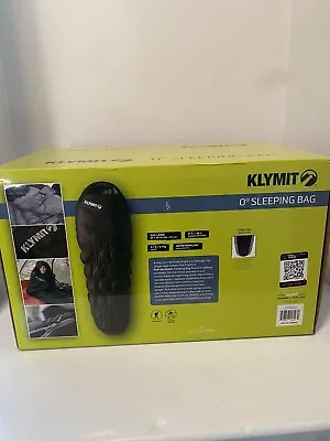 Klymit 0 Degree Synthetic Sleeping Bag 4-Season - Full Synthetic-NEW • $125