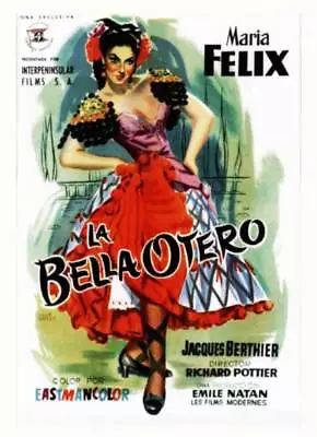 La Belle Otero Poster Maria Felix 1954 OLD MOVIE PHOTO • $5.47