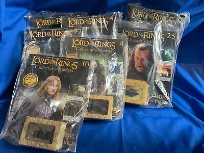 LotR Lord Of The Rings Job Lot Collectors Models Figures Magazines Folders X7 • £9.99