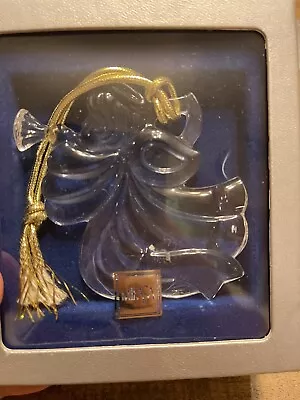 Christmas Ornament Angel With Horn Joyous Collection Mikasa Crystal • $12