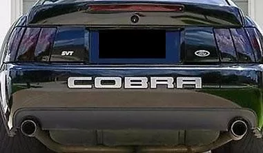 03-04 Mustang Cobra Rear Bumper Vinyl Inserts - Many Colors To Choose From! • $20.99