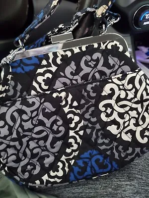 Vera Bradley Canterbury Cobalt Crossbody Purse • $30