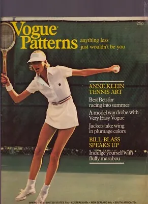 VOGUE PATTERN BOOK 1973 Spring Pattern Book FREE GIFT WRAP FRast Dispatch  • $14.92