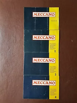 £9.99 • Buy Vintage Meccano Book Of Models X 4 Circa 1973 Covering Sets 2/3/4/.