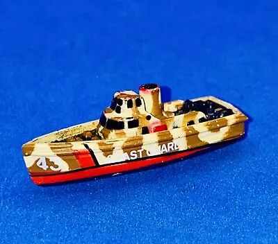 Vintage Micro Machines Coast Guard Cutter Boat 1987 Galoob Camo • $12