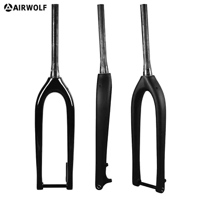 AIRWOLF 29er Boost MTB Carbon Rigid Fork Tapered Inner Cable Disc Brake 110*15mm • £104.39