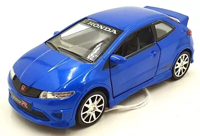 RMZ 13CM Long 2224 - Honda Civic Type R - Pull Back & Go Model Car - Blue • £14.99