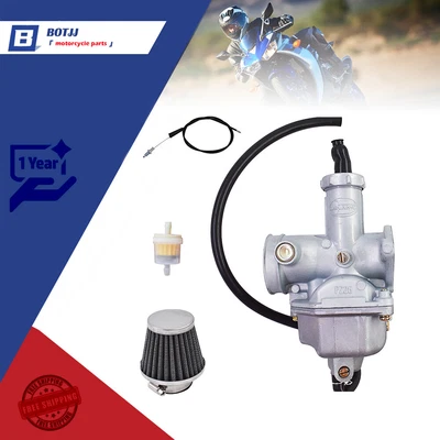 $23.70 • Buy For Honda CB125S XR100 CRF100F XL100S  Carburetor & Throttle Cable Air Filter