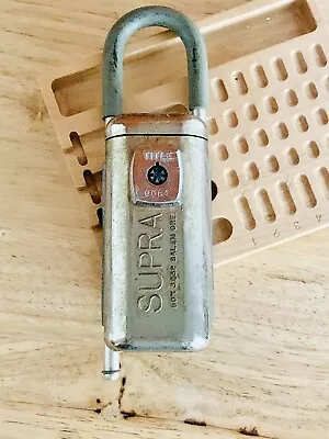 Supra-B High Security Lock Box Vintage Padlock No Key  Locksport • $30