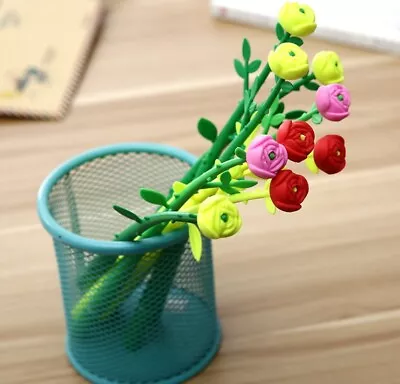 £2.49 • Buy Rose Flower Fun Pen Stationery Love Party Loot Bag Valentine  Novelty Gift  UK