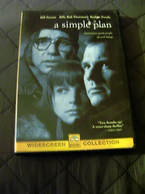 A Simple Plan (DVD Widescreen) Bill Paxton Billy Bob Thornton Bridget Fonda • $4.99