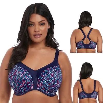 Elomi Energise Sports Bra 8042 Underwired Multiway Maximum Support DD To K Cups • $44.70