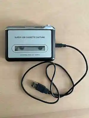 EZCAP Portable USB Cassette Tape To MP3 Converter Audio Music Player. Walkman • $27