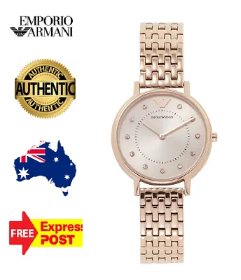 Emporio Armani Ar11062 All Rose Gold Womens Ladies Watch - New With Tags • $239.99