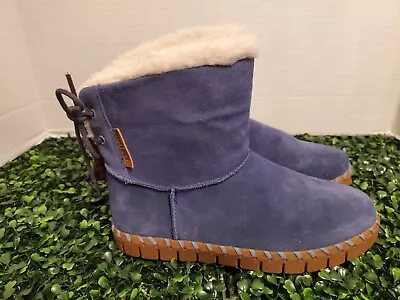 MUK LUKS ~Women's Flexi Albany Boots - Size 7.5💙Color Chocolate/Blue ~ NWT • $24.99
