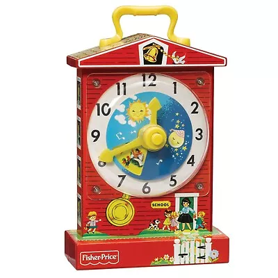 NEW Fisher-Price Music Box Teaching Clock (Retro Classic Toy Series 1968 Design) • $79