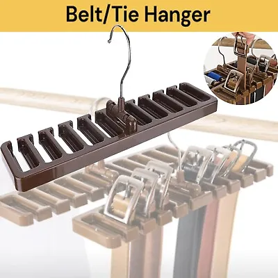 Wardrobe Tie Belt Scarf Rack Necklace Hanger Closet Organizer Storage Holder • $12.79