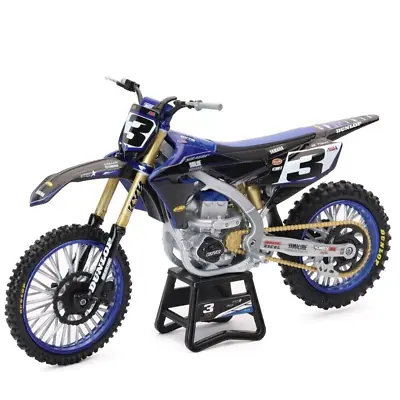 YAMAHA ELI TOMAC YZF 450 1:6 Die-Cast Motocross MX Toy Model Bike BLUE • £54.99