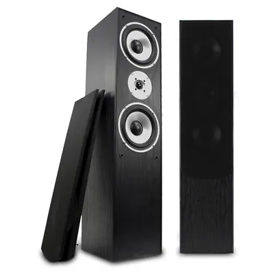 Skytec 100.260 SHFT60B Dual 6.5  Home Hifi Tower Speakers 350 Watt • £150