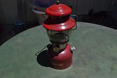 Vintage 1961 Coleman Gas Lantern-model 200a-red • $59.97