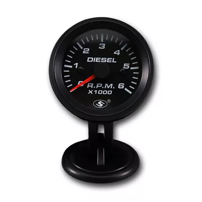 52mm 2-1/16  Universal Tachometer On Dash For Diesel Engine Alternator 6000 RPM • $37.04