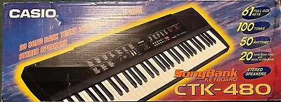 Casio CTK-480 Keyboard Piano  • $100