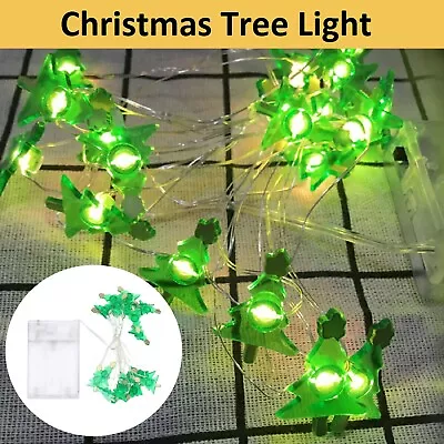 Christmas Tree Shape LED String Lights Holiday Xmas Lights Party Decorations AU • $13.49