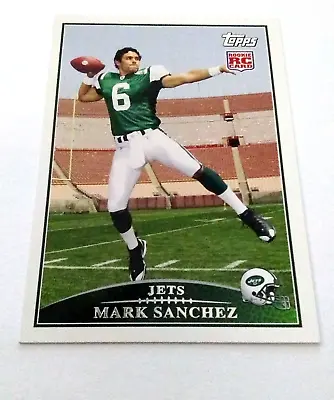 2009 Topps Football Mark Sanchez Rookie Card #440 Factory Set Break NM-MT • $1.69